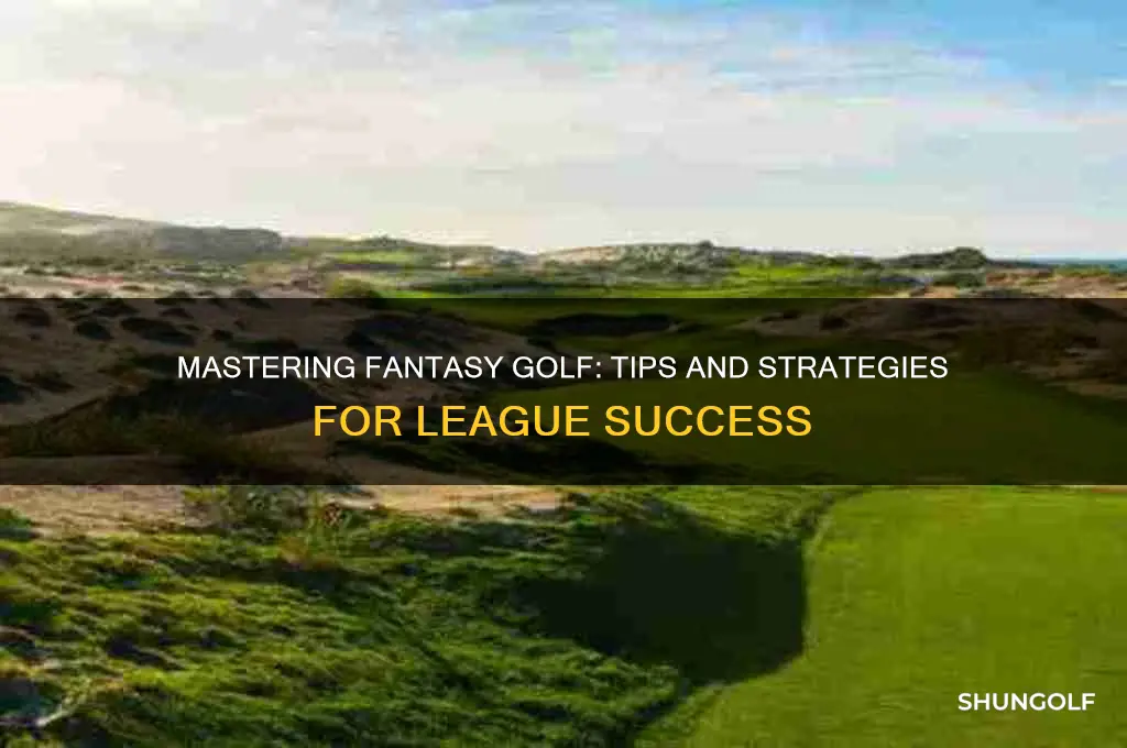 how to play fantasy golf league