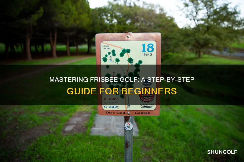 how to play frisbee golf step by step