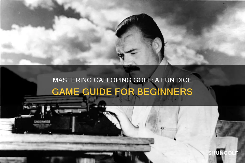 how to play galloping golf dice game