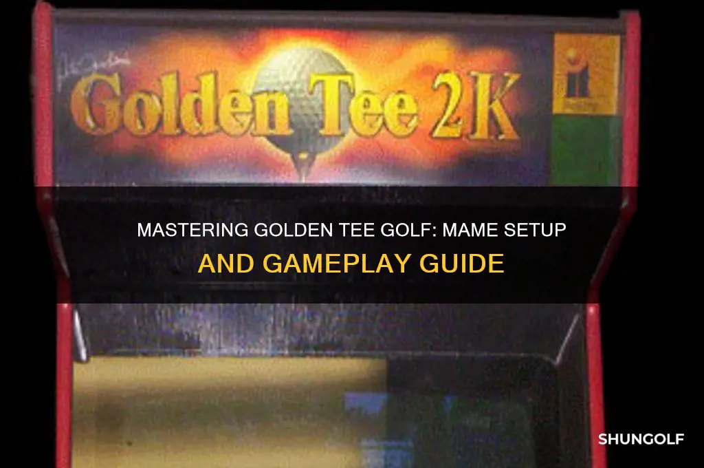how to play golden tee golf on mame