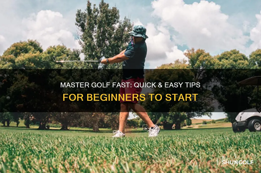 how to play golf a quick & easy