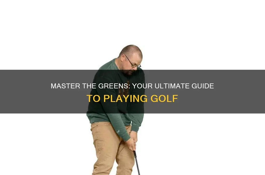how to play golf book