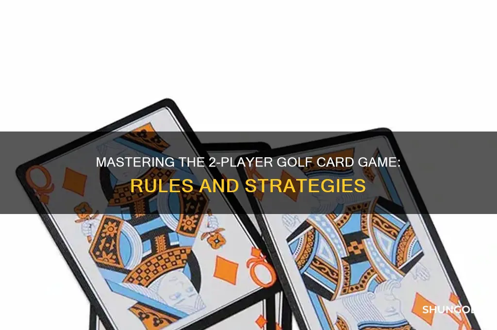 how to play golf card game with 2 players
