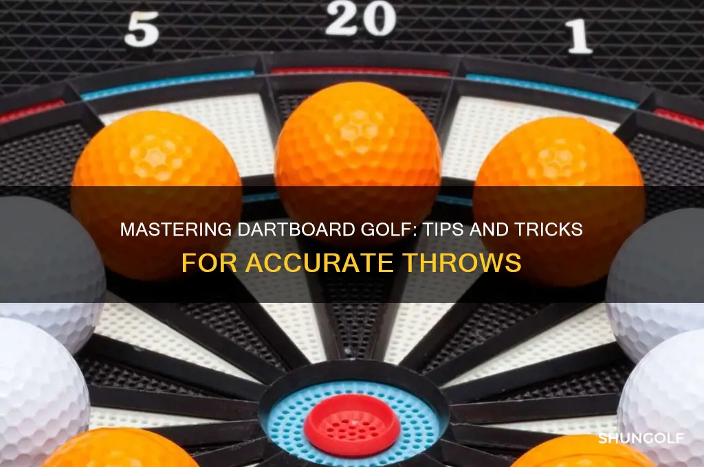 how to play golf on dartboard