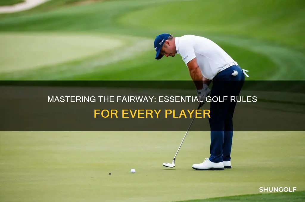 how to play golf rules