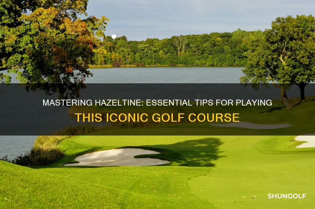 how to play hazeltine golf course