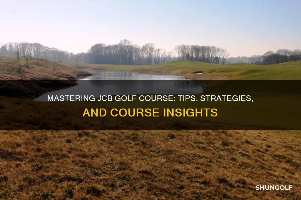 how to play jcb golf course