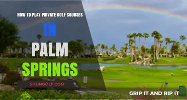Exclusive Access: Playing Private Golf Courses in Palm Springs