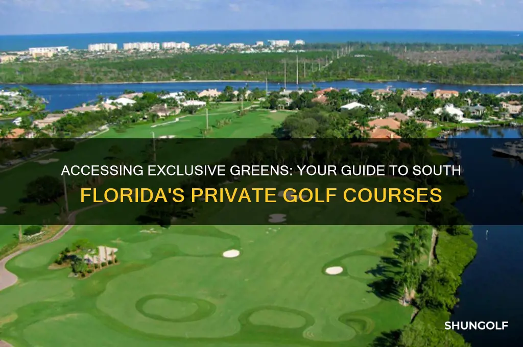 how to play private golf courses in south florida