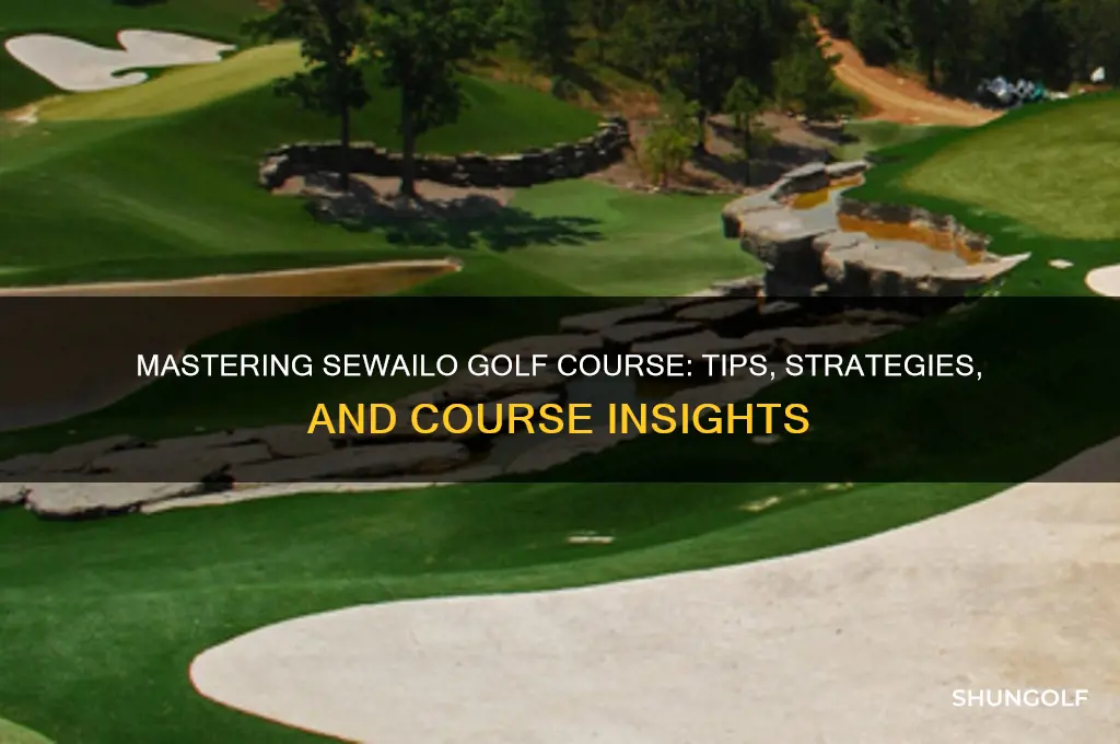 how to play sewailo golf course