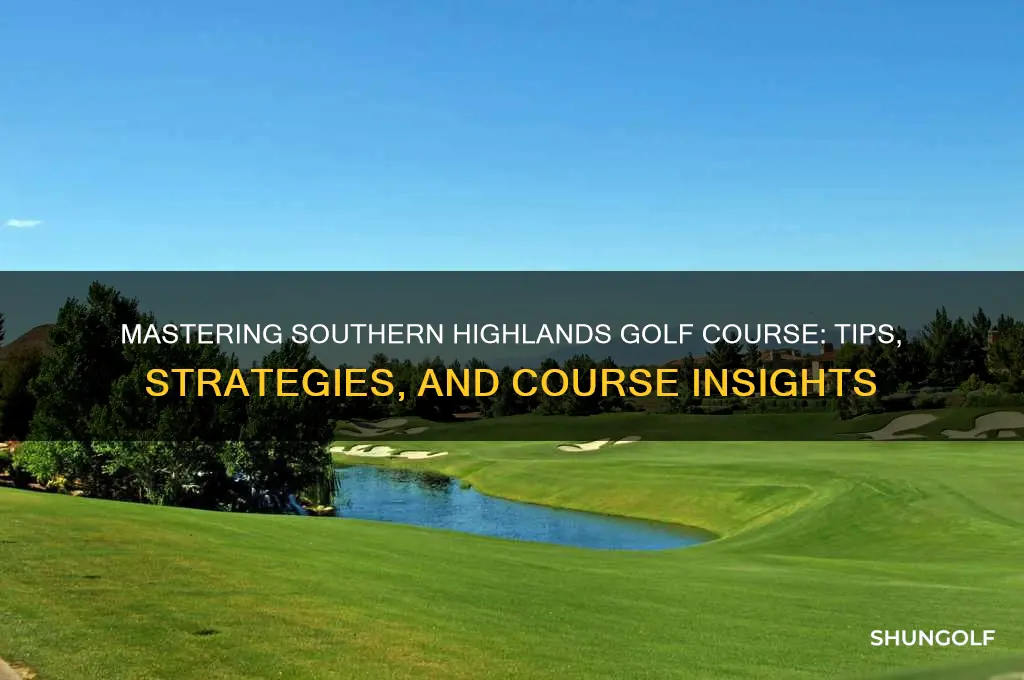 how to play southern highlands golf course
