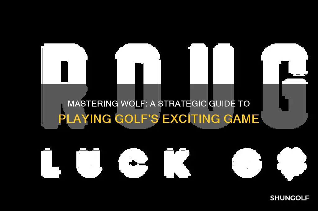 how to play the golf game wolf
