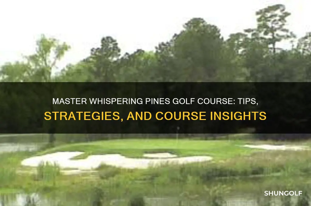how to play whispering pines golf course