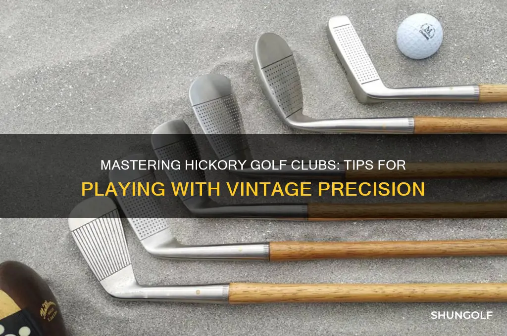 how to play with hickory golf clubs
