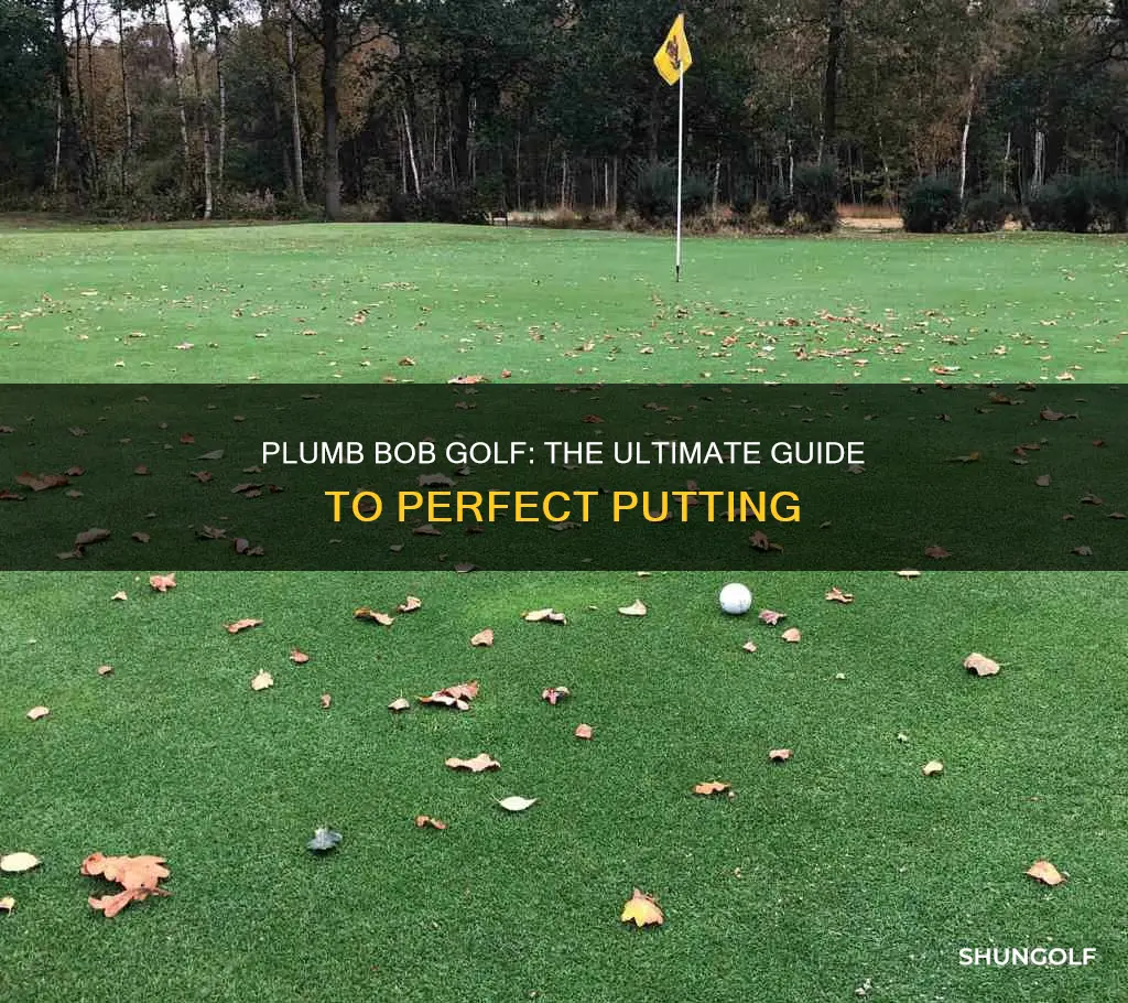 how to plumb bob golf