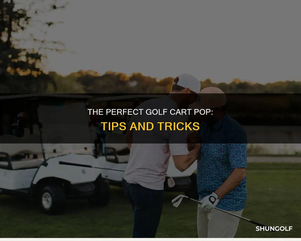 how to pop a golf card