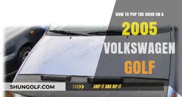 Popping the Hood on Your 2005 Volkswagen Golf: A Simple Guide