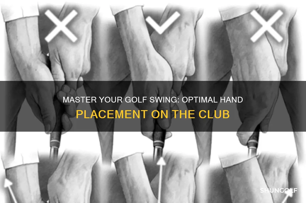 how to position hands on golf club