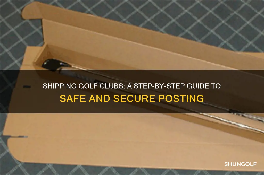 how to post a set of golf clubs
