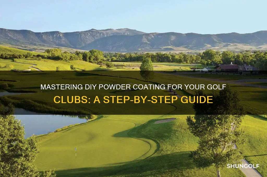 how to powder coat golf club