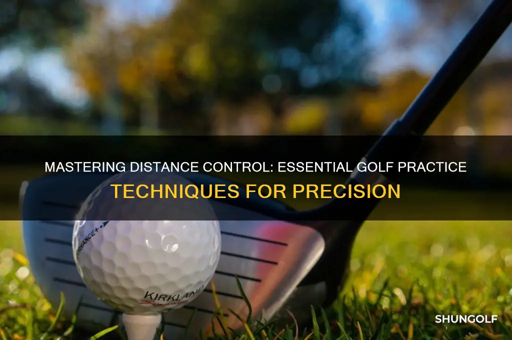 how to practice distance control in golf