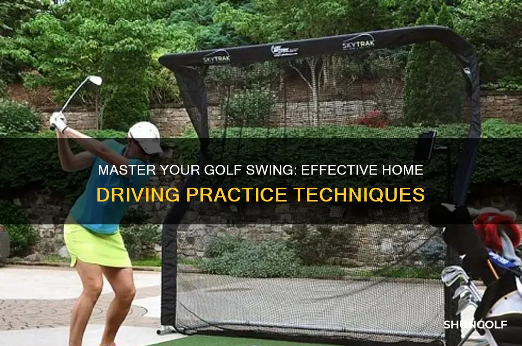 how to practice driving at home golf
