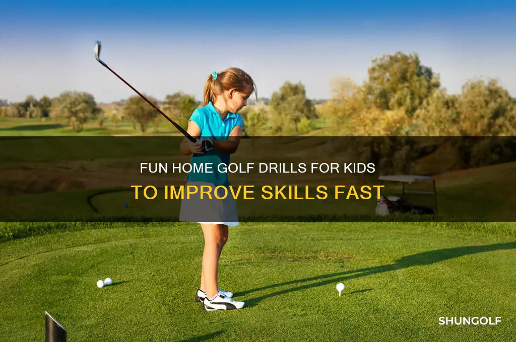 how to practice golf at home kids