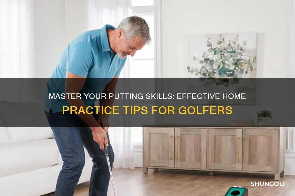 how to practice golf at home putting