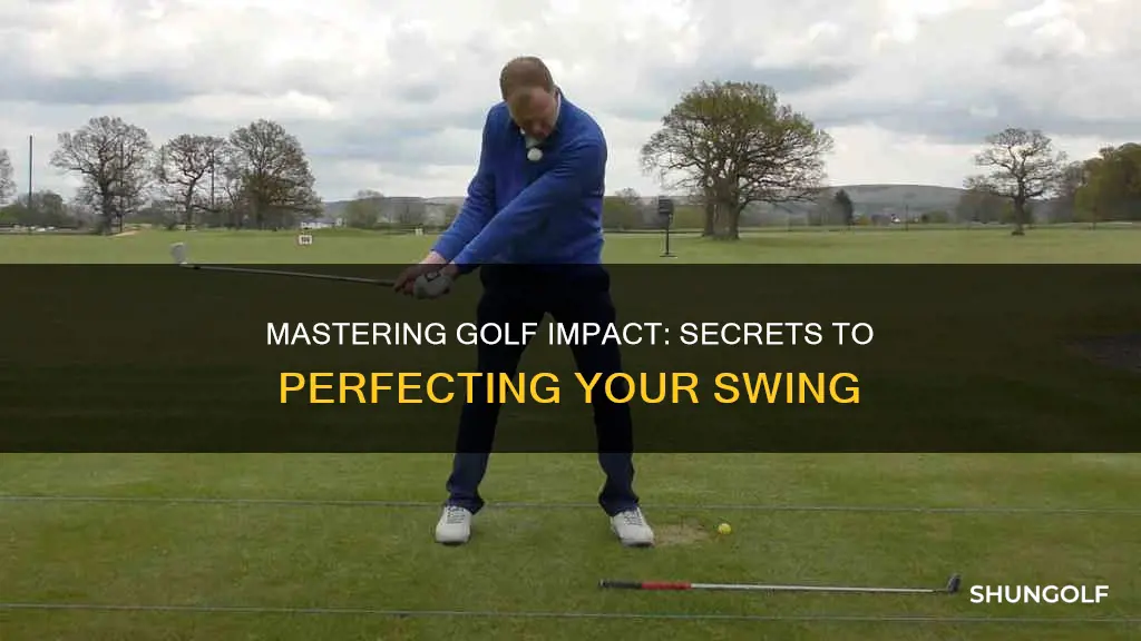 how to practice golf impact position