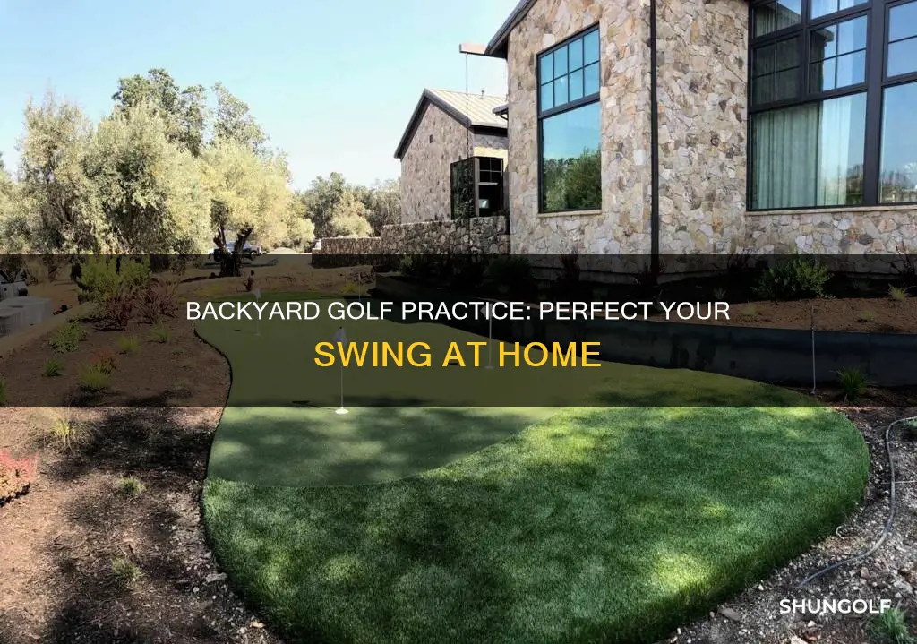 how to practice golf in backyard