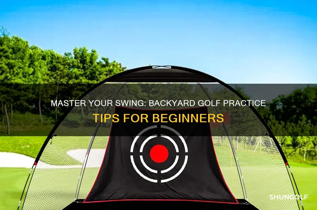 how to practice golf in the backyard