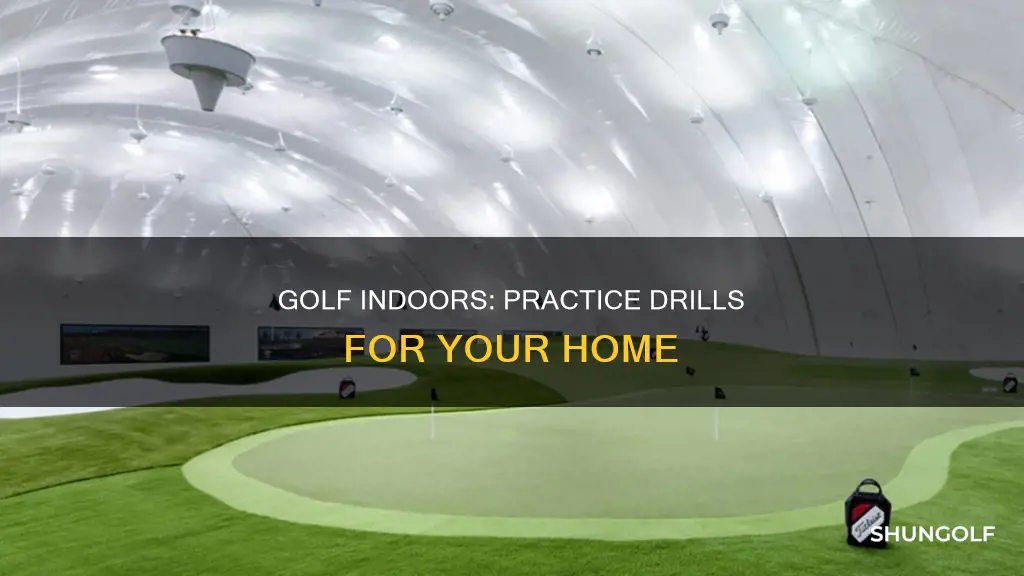 how to practice golf indoors