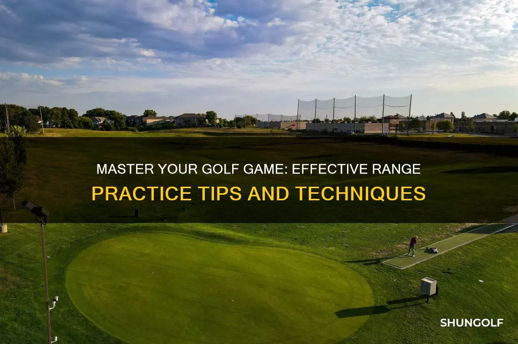 how to practice golf on the range