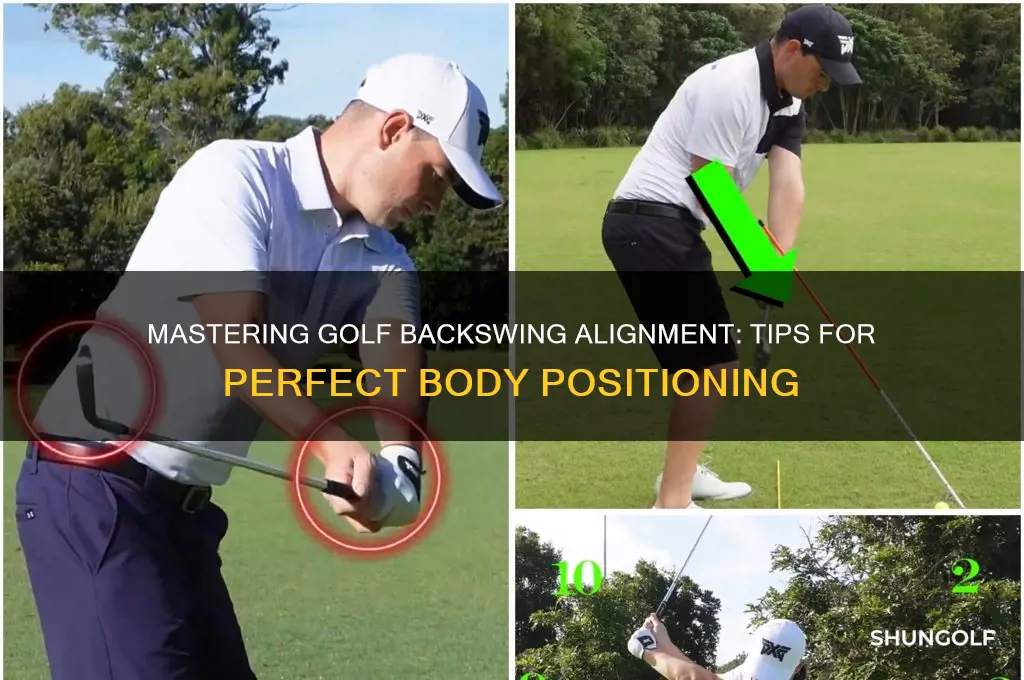 how to practice keeping body aligned one in backswing golf
