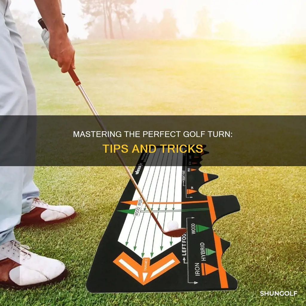 how to practice proper golf turn