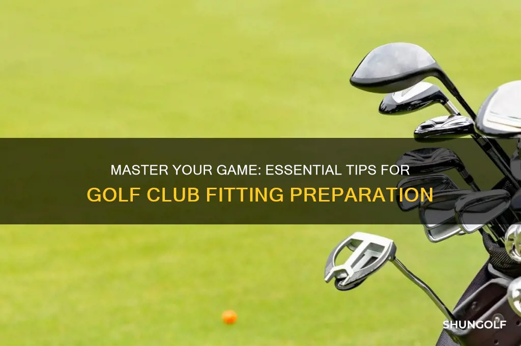 how to prepare for a golf club fitting