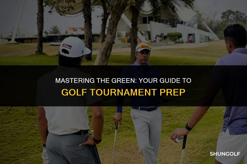 how to prepare for a golf tournament
