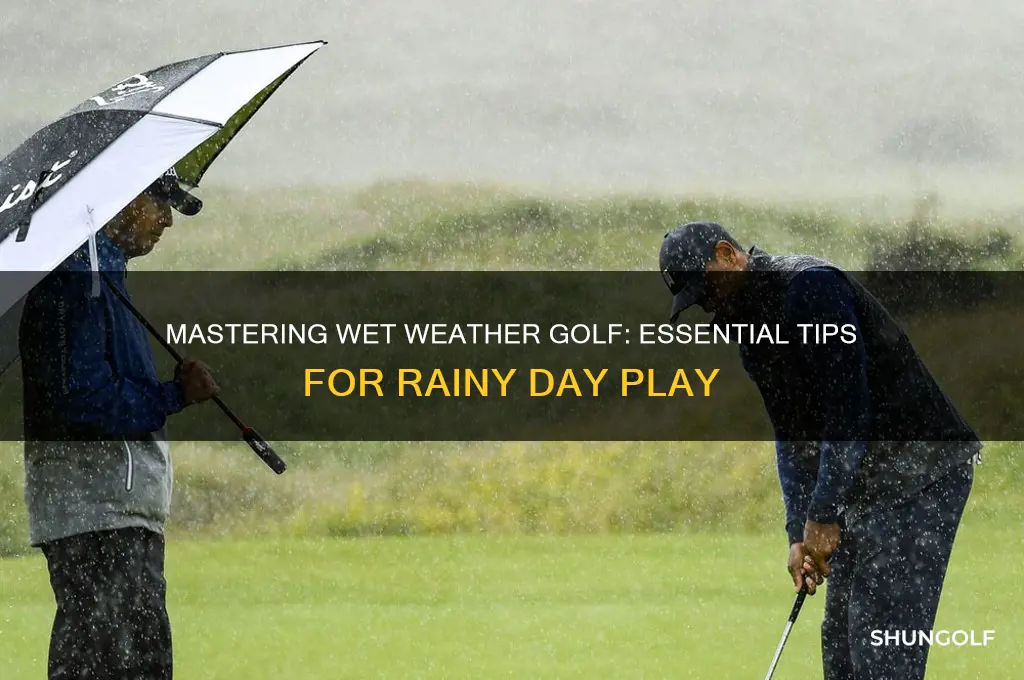 how to prepare for golf in the rain
