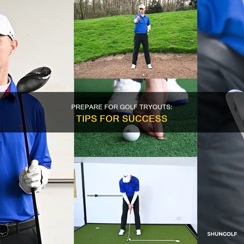 how to prepare for golf tryouts