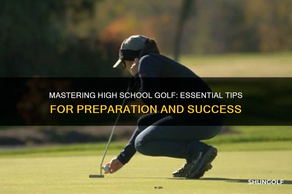 how to prepare for high school golf