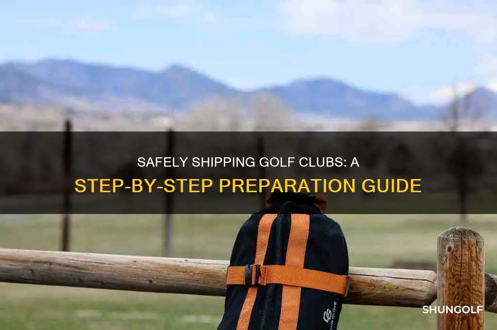 how to prepare golf clubs for shipping