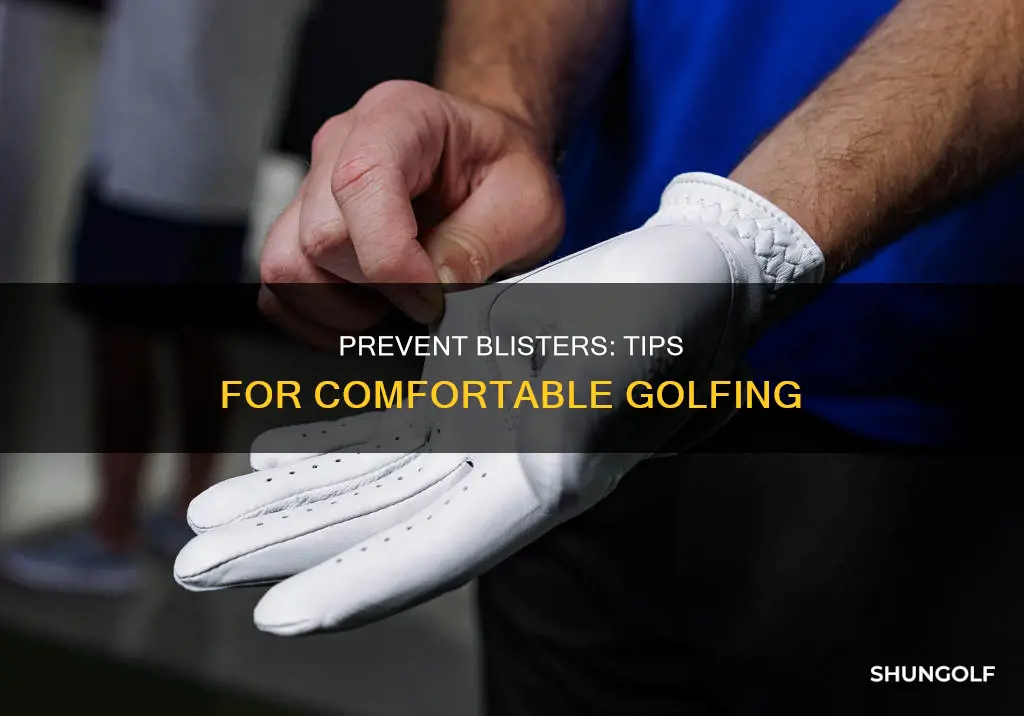 how to prevent blisters from golf