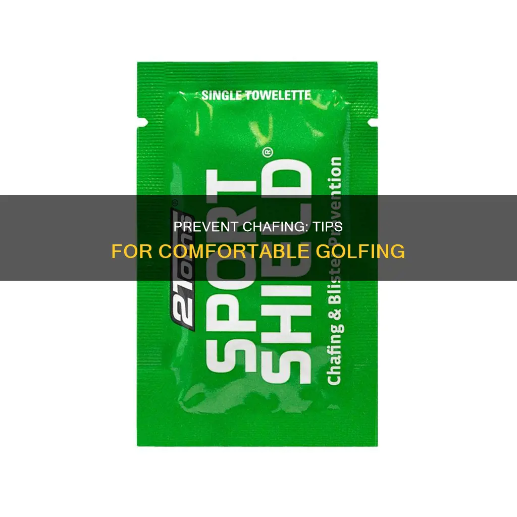 how to prevent chafing while golfing