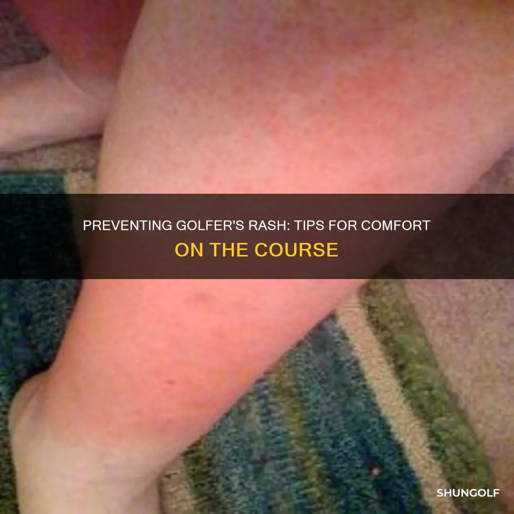 how to prevent golfer