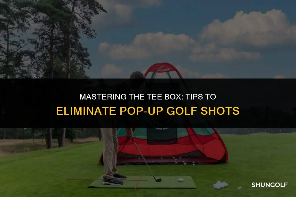 how to prevent pop up golf shot