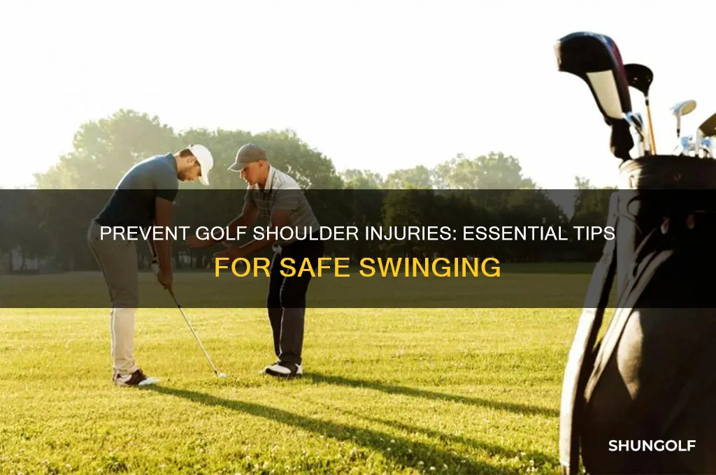 how to prevent shoulder injuries in golf