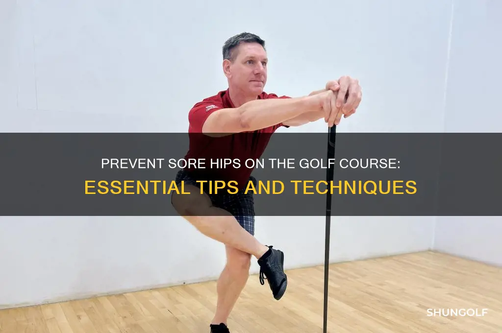 how to prevent sore hip while golfing