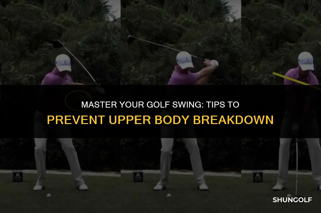 how to prevent starting downswing with upper body in golf