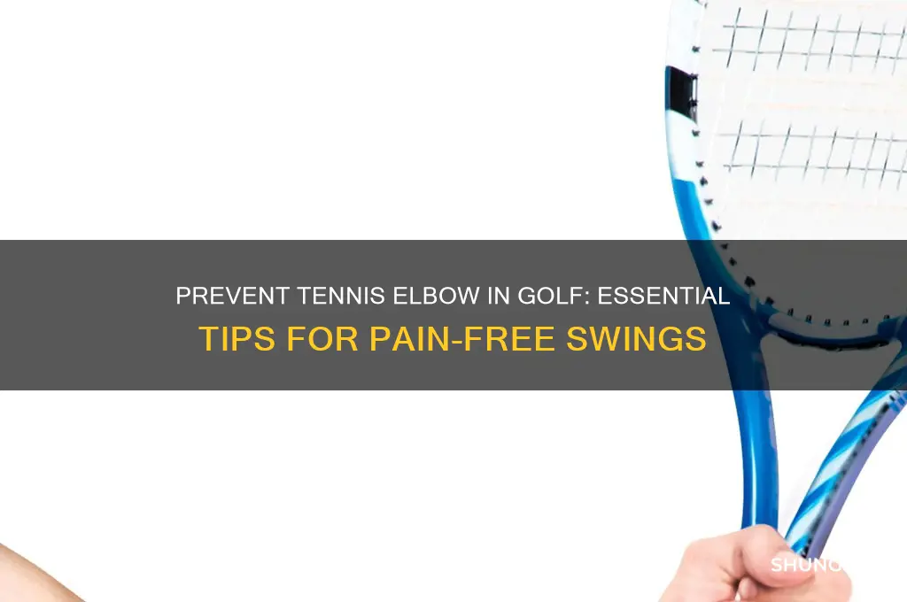 how to prevent tennis elbow in golf