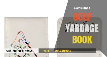 Mastering Golf Yardage Book Printing: A Step-by-Step Guide